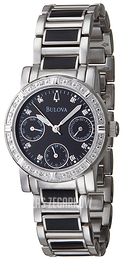 Bulova Diamond Czarny/Czeramiczna Ø30 mm 98R006