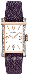 Bulova Biały/Skóra Ø21 mm 98R197