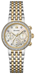 Bulova Diamond Srebrny/Stal Ø30 mm 98R214