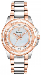 Bulova Diamond Srebrny/Stal Ø32 mm 98S134