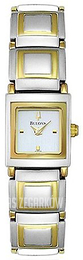 Bulova Dress Srebrny/Stal w odcieniu złota 98T53