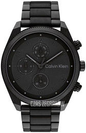 Calvin Klein CK Impact Czarny/Stal Ø44 mm 25200359