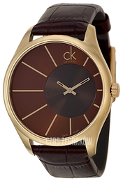 Calvin Klein Dress Brązowy/Skóra Ø43 mm K0S21603