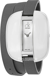 Calvin Klein Basic Srebrny/Skóra K2E23620