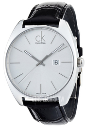 Calvin Klein Exchange Biały/Skóra Ø44 mm K2F21120