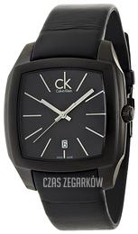 Calvin Klein Recess Czarny/Skóra Ø40 mm K2K21402