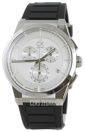 Calvin Klein Dart Srebrny/Guma Ø44 mm K2S371D6