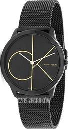 Calvin Klein Minimal Czarny/Stal Ø40 mm K3M214X1