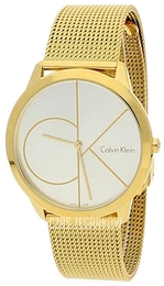Calvin Klein Minimal Biały/Stal w odcieniu złota Ø40 mm K3M21526