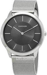 Calvin Klein Minimal Czarny/Stal Ø43 mm K3M2T124