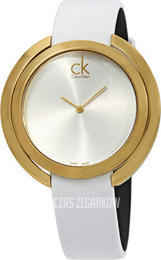 Calvin Klein Aggregate Srebrny/Skóra Ø44 mm K3U235L6