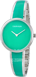 Calvin Klein Zielony/Stal Ø30 mm K4E2N11L