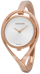 Calvin Klein Srebrny/Stal w kolorze różowego złota Ø32 mm K6L2M616