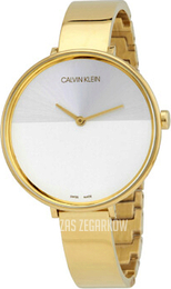 Calvin Klein Biały/Stal w odcieniu złota Ø38 mm K7A23546