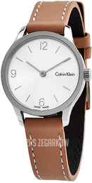 Calvin Klein Srebrny/Skóra Ø26 mm K7V231Z6