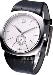 Calvin Klein Basic Srebrny/Skóra Ø45 mm K9712120