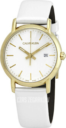 Calvin Klein Established Srebrny/Skóra Ø32 mm K9H235L6