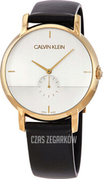 Calvin Klein CK Srebrny/Skóra Ø43 mm K9H2X5C6