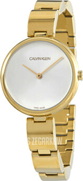 Calvin Klein Wavy Srebrny/Stal w odcieniu złota Ø32 mm K9U23546