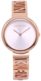 Calvin Klein Mania Srebrny/Stal w kolorze różowego złota Ø28 mm KBK2M616