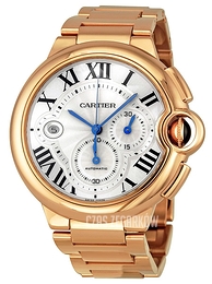 Cartier Ballon Bleu Srebrny/18 karatowe różowe złoto Ø47.1 mm W6920010