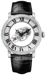 Cartier Rotonde De Cartier Srebrny/Skóra Ø43.5 mm HPI01071