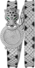 Cartier Panthere De Cartier Zestaw diamentów/18 karatowe białe złoto Ø23.6 mm HPI01383