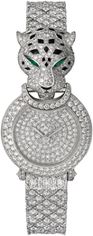 Cartier Panthere De Cartier Zestaw diamentów/18 karatowe białe złoto Ø23.6 mm HPI01425