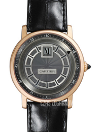 Cartier Rotonde De Cartier Szary/Skóra Ø31.8 mm W1553751