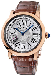 Cartier Rotonde De Cartier Srebrny/Skóra Ø38 mm W1556205