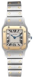 Cartier Santos de Cartier Small Biały/Stal 25x25 mm W20012C4