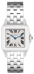 Cartier Santos Demoiselle Srebrny/Stal 26x26 mm W25065Z5