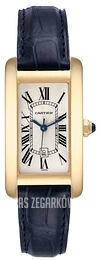 Cartier Tank Americaine Srebrny/Skóra W2603556