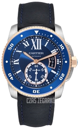 Cartier Calibre De Cartier Niebieski/Guma Ø42 mm W2CA0008