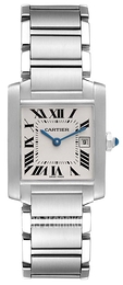 Cartier Tank Francaise Medium Srebrny/Stal 30.4x25.05 mm W51011Q3