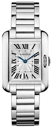 Cartier Tank Anglaise Srebrny/18 karatowe białe złoto W5310023