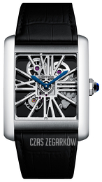 Cartier Tank MC Szkieletowa tarczy/Skóra W5310026