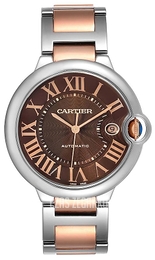 Cartier Ballon Bleu Brązowy/Stal Ø42.1 mm W6920032