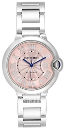 Cartier Ballon Blue Różowy/Stal Ø36 mm W6920041