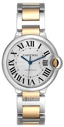 Cartier Ballon Bleu Srebrny/Stal Ø36.6 mm W6920047