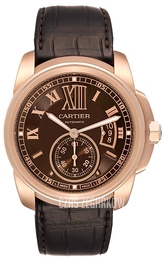 Cartier Calibre de Cartier Brązowy/Skóra Ø42 mm W7100007