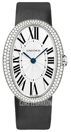 Cartier Baignoire Srebrny/Satyna Ø44 mm WB520009