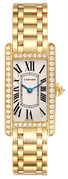 Cartier Tank Americaine Srebrny/18 karatowe żółte złoto WB7072K2