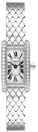 Cartier Tank Americaine Srebrny/18 karatowe białe złoto WB710013