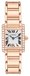 Cartier Tank Francaise Srebrny/18 karatowe różowe złoto 25x20 mm WE10456H