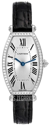 Cartier Tonneau   Srebrny/Satyna WE400131