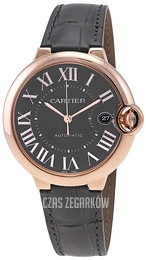 Cartier Ballon Bleu De Cartier Szary/Skóra Ø40 mm WGBB0050