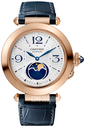 Cartier Pasha De Cartier Biały/Skóra Ø41 mm WGPA0026