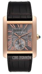 Cartier Tank Mc Szary/Skóra WGTA0014