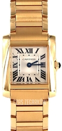 Cartier Tank Francaise Srebrny/18 karatowe żółte złoto WGTA0114